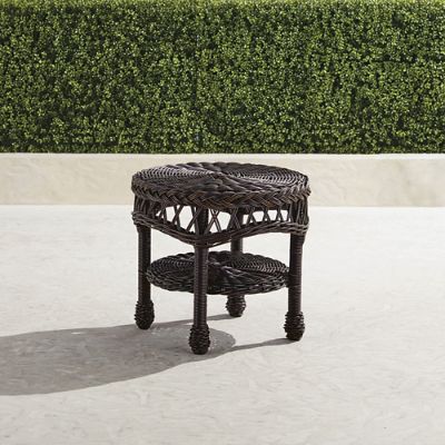 Hampton Side Table in Black Walnut Finish