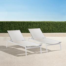 Resort Collection&trade; Newport Aluminum Chaises, Set of Two