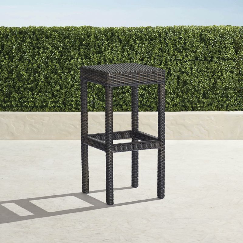 Frontgate Palermo Backless Barstool In Bronze Finish