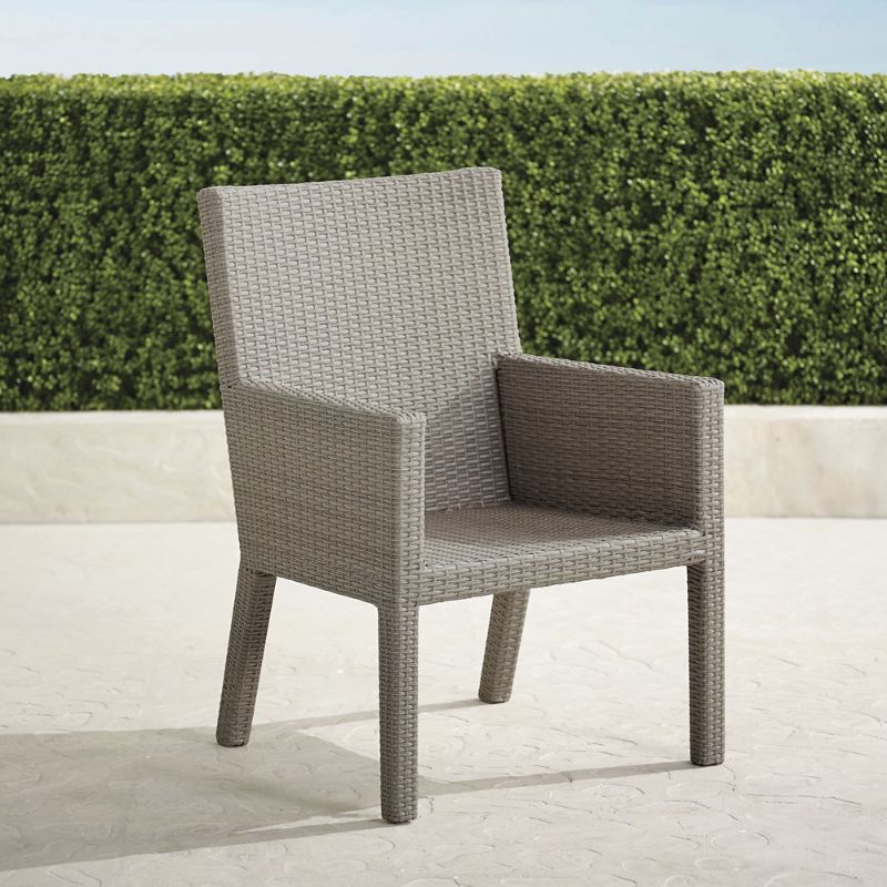 Frontgate Set Of 2 Palermo Dining Arm Chair In Dove Finish