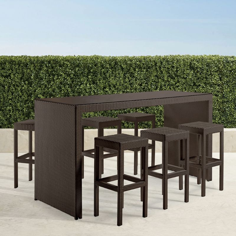 Frontgate Palermo 7-pc. Bar Set In Bronze Finish