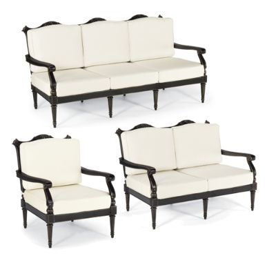 Glen Isle 3-pc. Sofa Set in Midnight Gold