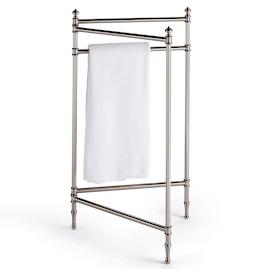 Resort Collection&trade; Folding Towel Rack in Brushed Nickel