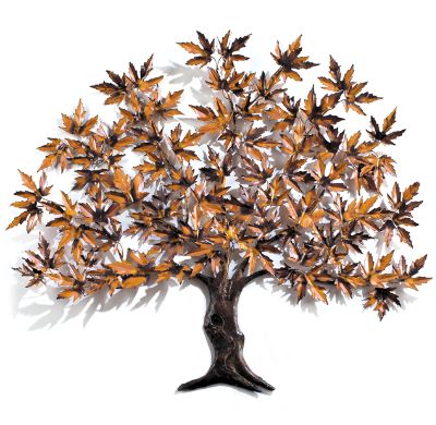 Maple Tree Copper Wall Sculpture - Frontgate