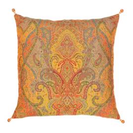 Raj Paisley Decorative Pillow by Elaine Smith