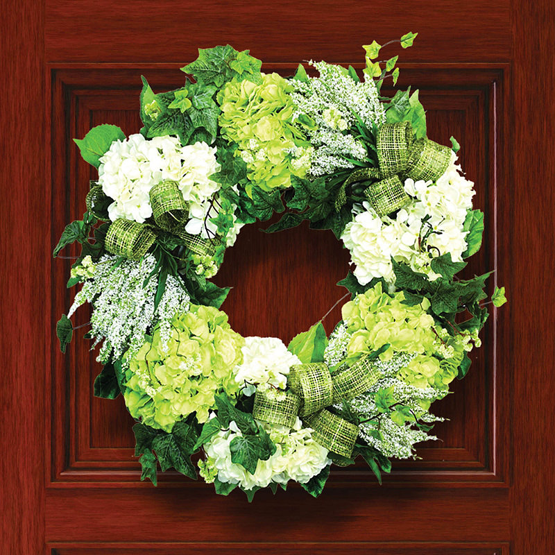 Frontgate Heather, Hydrangea And Ivy Wreath