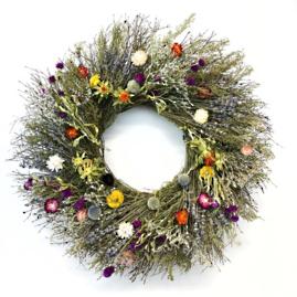 Lavender and Wildflower Wreath