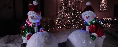 FiberOptic Snowman Home + Style