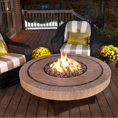 Oriflamme Sahara Fire Table Frontgate