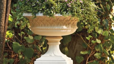 Yorkshire Urn and Garden Pedestal - Frontgate