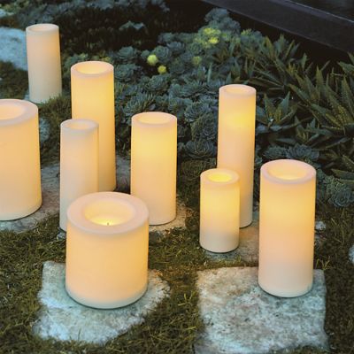 Batteryoperated Flameless Outdoor Candles Frontgate