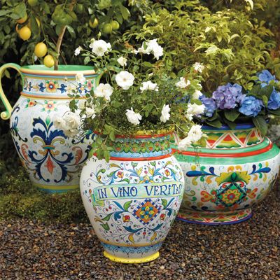 Design 65 of Italian Pottery Planters | bakomskuggan